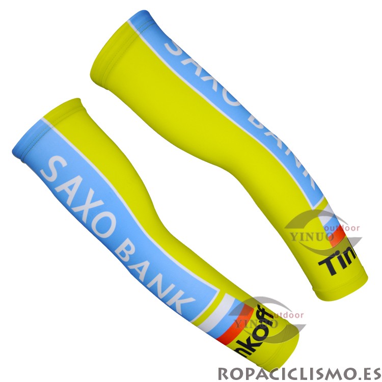 2015 Saxo Bankl Tinkoff Manguitos amarillo